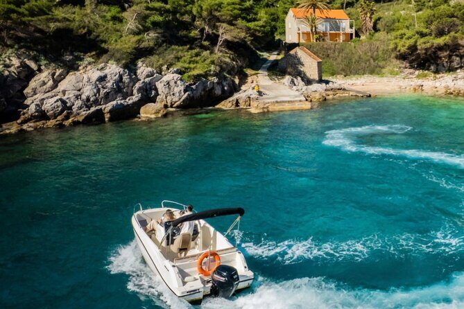 Private Boat Tour-Elafiti islands,Blue and green cave,Sandy Beach - Lokrum from the water: legends, pigeon caves, and a possible swim