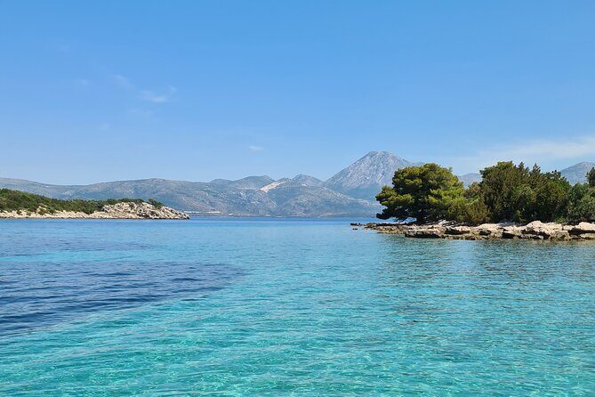 Private boat tour to Elafiti islands and south part of Mljet 8h. ALL INCLUDED - South Mljet After Elafiti: Limuni Bay, Saplunara Bay, and Sand Time