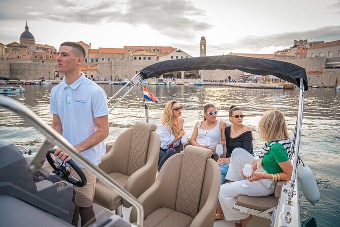 Private Boat Tour to the Elafiti Islands with Atlantic Marine - Koločep Island and the Blue + Green Caves: timing your swim breaks