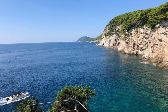 Private Speedboat Tour | Caves Beaches Islands and more - Lokrum Island: monastery ruins, Game of Thrones props, and beaches
