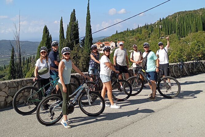 Rural Biking & Wine Tasting Tour in Dubrovnik - Gruda and Bratoš winery: vineyard walk, certified wine guide, and a platter