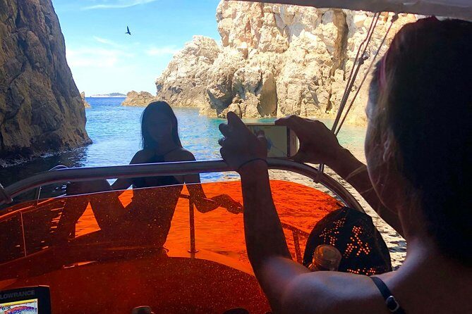 Sail, see, stop, photograph (4 hours) - The Blue Cave Snorkel and the Underwater GoPro Plan