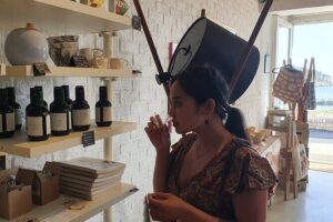 Wine, food and olive oil by PhD student - The olive oil stop: the tasting isn’t just a sip-and-smile